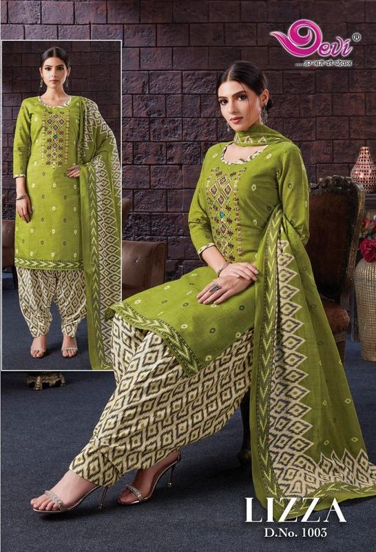 Devi Lizza Indo Cotton Designer Readymade Collection